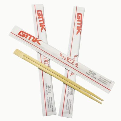 Chinese Chopstick Disposable Cutlery Twin Disposable Bamboo Chopsticks Flatware Semi-Paper Package for Restaurants & Hotels& Camping