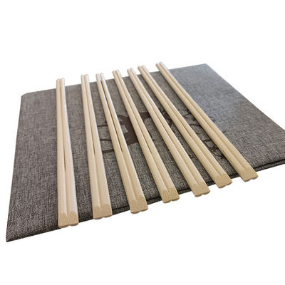 عصي طعام طراز أدوات سطحية خيزان مخصص تنسوج عصي طعام خيزان لمرة واحدة مع شعار 210mm/240mm*4.8mm