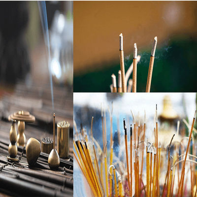 عصي البخور الطويلة الحارقة الصديقة للبيئة في 22CM 28CM 32CM 39CM الأحجام للتأمل والاسترخاء